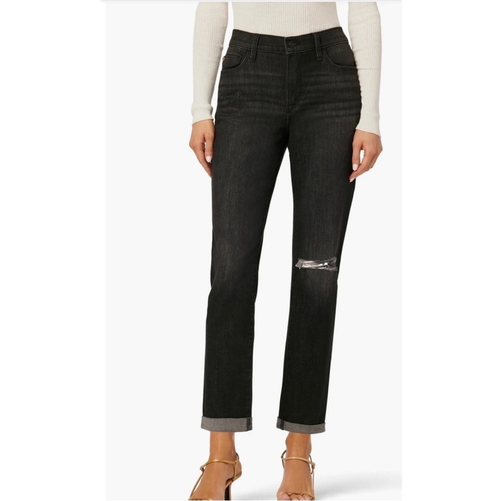 Hudson Natalie Jeans Black Straight Leg High-Rise NWOT
